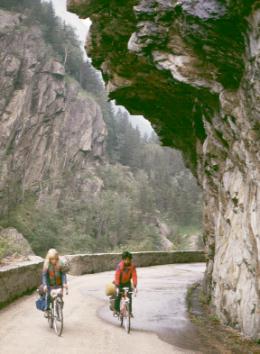 Switzerland: some parts of the old pass-road were nice alternatives
