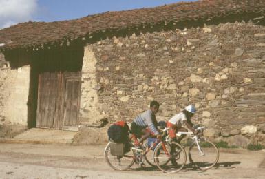Spain: old often abandoned villages on the meseta