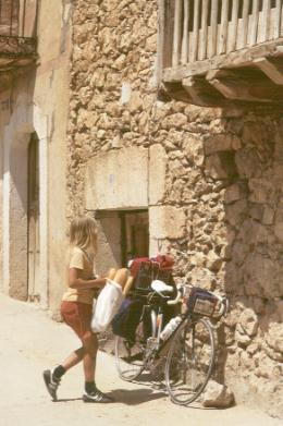 Spain: enormous quantities of bread we needed, this was barely enough for one meal