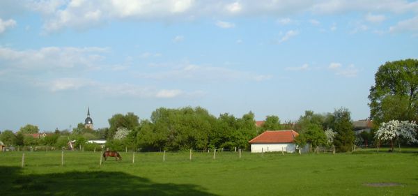 Quiet villages in the former East-Germany