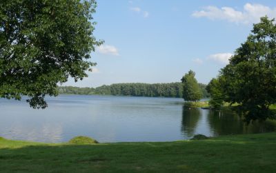 Though a manmade lake, it looks very natural and scenic with no bungalows around.