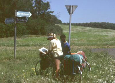 Czecho-Slovakia: A lot of small roads with good surface, so we had to consult very often our map.