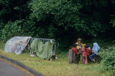Germany: even rain didn't temper their happy spirits