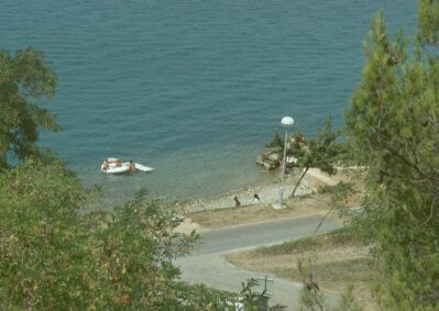 Croatia: a beautiful coast, clear water and no tourist because of the war in the Balkan region.