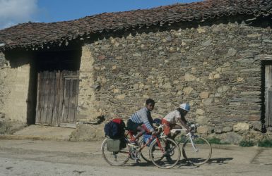 Spain: old often abandoned villages on the meseta