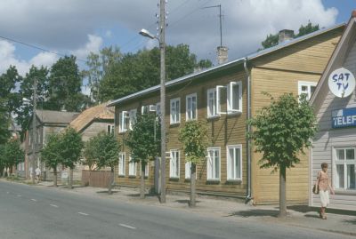 Wooden houses abound in towns as well as in the forests and fields
