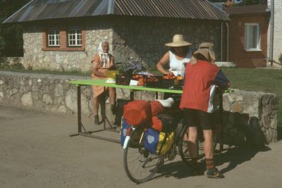 Fruit of the small private orchards was sold by the famous old ladies