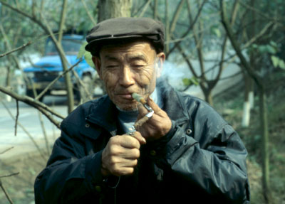 Old farmers were proud to be portraited