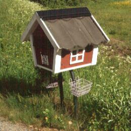 Finland: postboxes in different models or shapes, often pretty