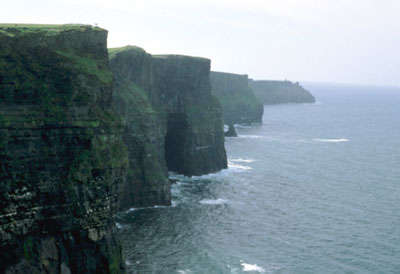 Ireland: Cliffs of Moher, windy rocky Westcoast of Europe