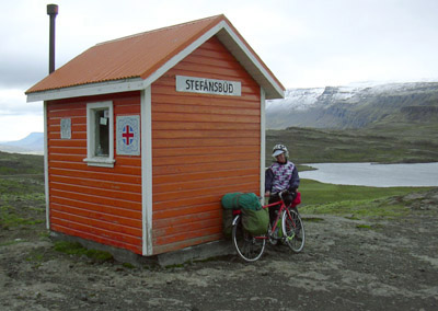 Often at the height of a pass you will find a rescue hut in case you get stranded in bad weather