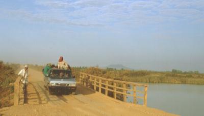 Dusty roads, within a few hours we are even more brown or red than the locals