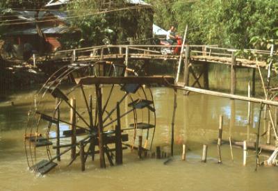 Remnants of the old traditional way in Khemr times of irrigating a flat country