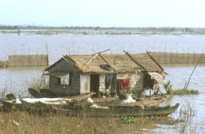 Floating villages on the Tonle Sap